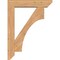 Ekena Millwork Westlake Slat Smooth Bracket w/ Offset Brace, Western Red Cedar, 7 1/2"W x 36"D x 48"H BKT0806X36X48WTL06SWR - alternate 3